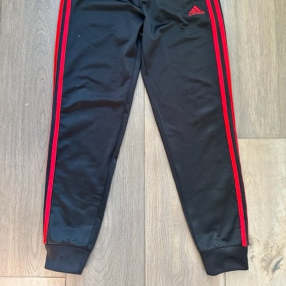 ADIDAS BOYS FULL LENGTH PULL ON ELASTIC WAIST PANTS - Picture 2 of 3